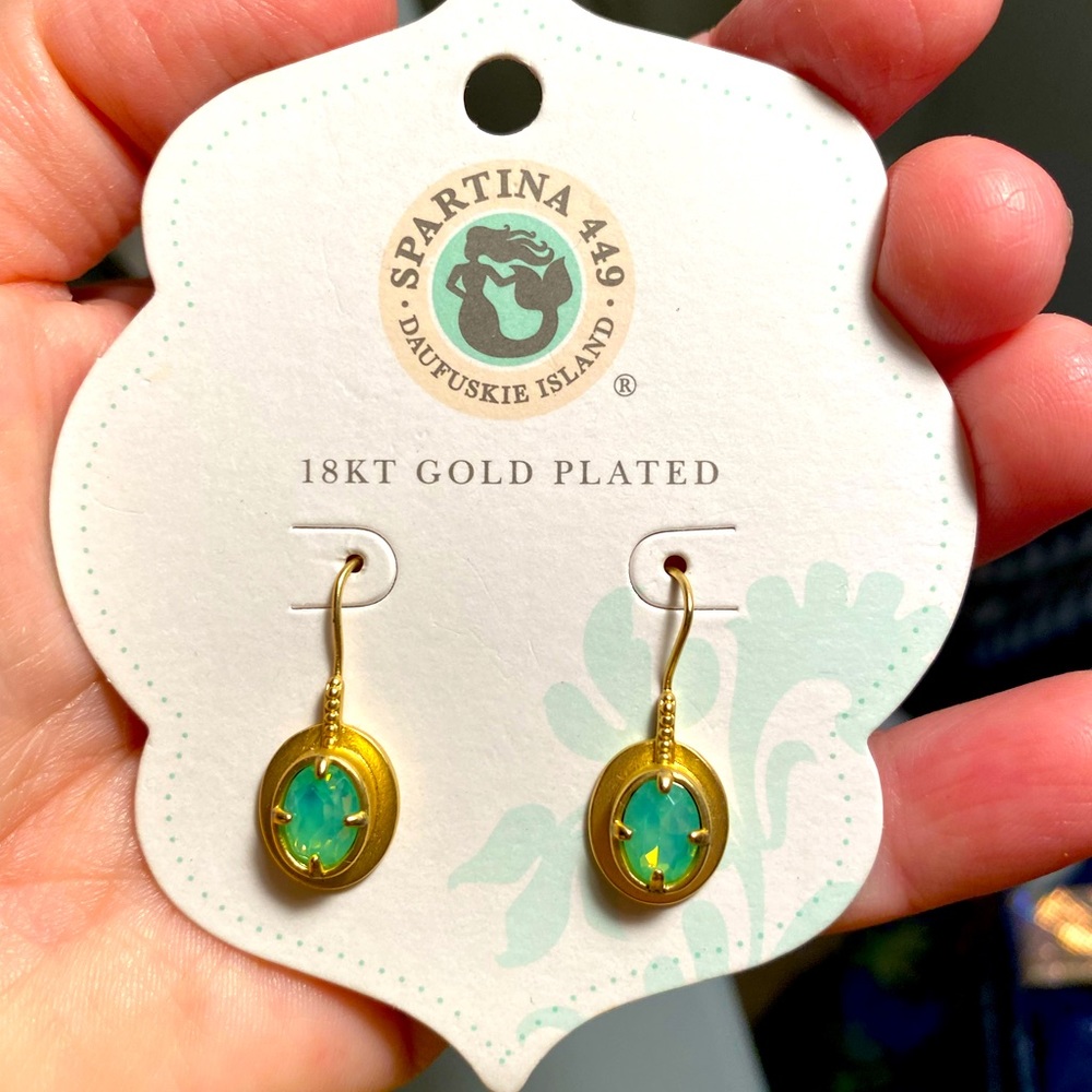 Spartina 449 18kt gold plated
Atlantic Opal Drop Earrings mew - Picture 1 of 3